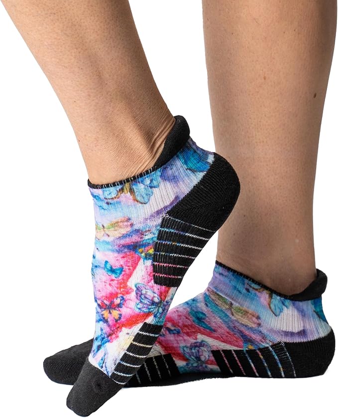 Viasox Ankle Compression Socks for Women & Men, 14 mmHg Support Improves Circulation, Extra Cushioned