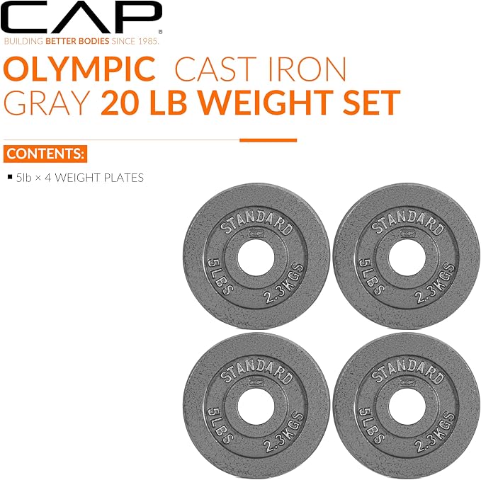 CAP Barbell 2-Inch Olympic Weight Plate | Multiple Options