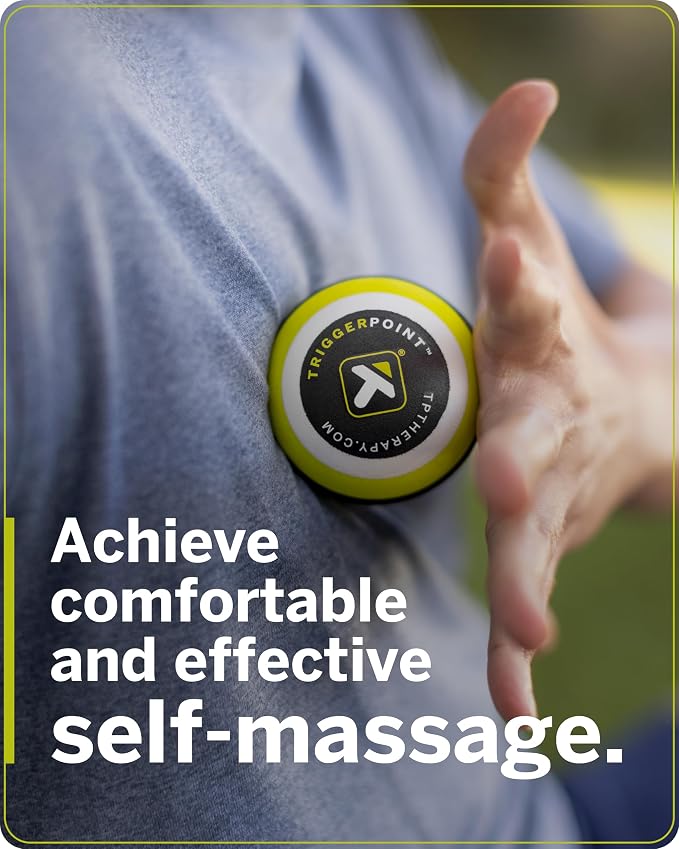 TRIGGERPOINT Foam Massage Ball - Deep Tissue Relief for Muscle and Joint Pain - Mimics Therapist's Hands - Targets Small Muscle Tightness - Lightweight & Easy to Clean