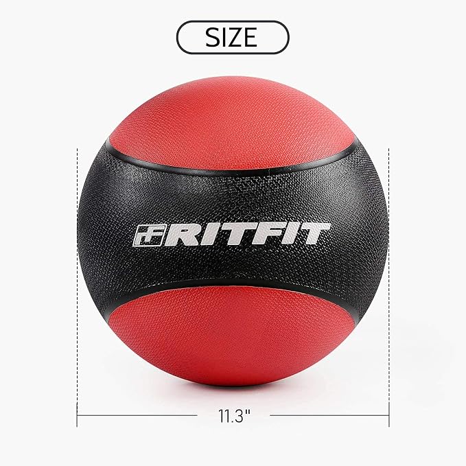 RitFit Balance Training, Coordination Fitness - Multiple Weights & Colors | Workout Exercise Ball for Core Strength, Balance Training, Coordination Fitness