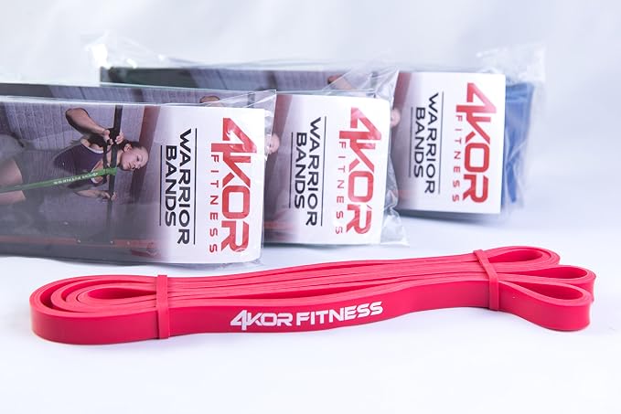 Pull Up Assist Band by 4KOR Fitness Heavy Duty 41" Resistance Loop Band for Mobility, Crossfit, Weightlifting, Therapy, Home or Gym Workouts and More