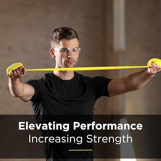 THERABAND Professional Resistance Band, Yellow Level 1 Light, 5 ft Exercise | Elastic resistance band for exercise, strength training, stretching and physical therapy