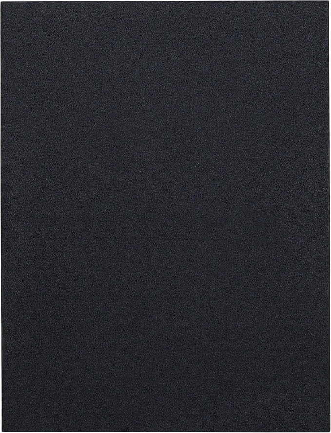 Mohawk Home Heavy Duty Rubber Stall Mat - Gym Floor- Under Dog Crate - All Purpose Utility 3' x 4' - 1/2" Thick (Pack of 10) - Solid Texture