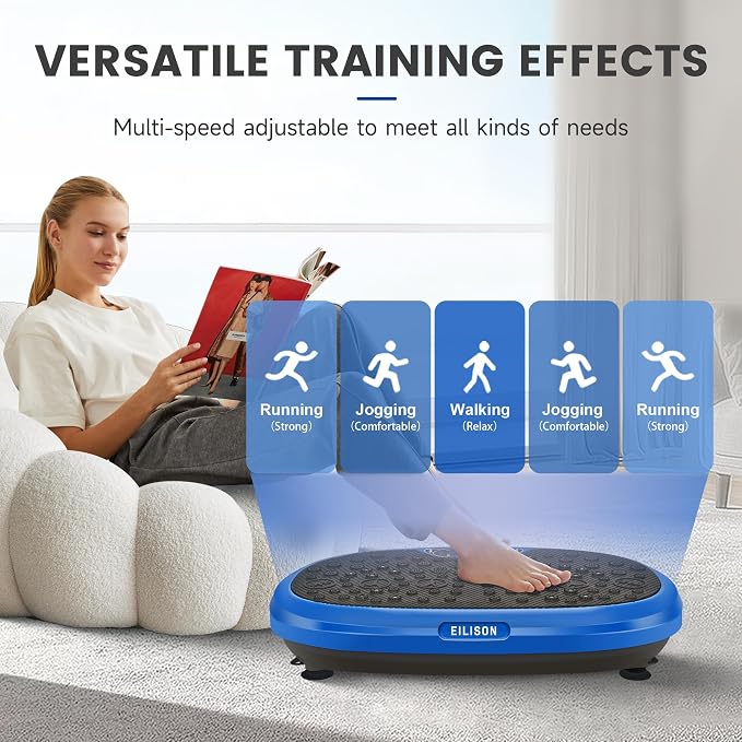 FitMaxx 3D XL Vibration Plate Exercise Machine - Whole Body Workout Vibration Platform w/Loop Bands - Lymphatic Drainage Machine for Weight Loss, Shaping, Recovery