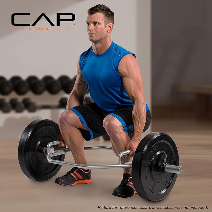 CAP Olympic Trap Bar | Heavy-Duty Hex Shrug & Deadlift Weight Bar