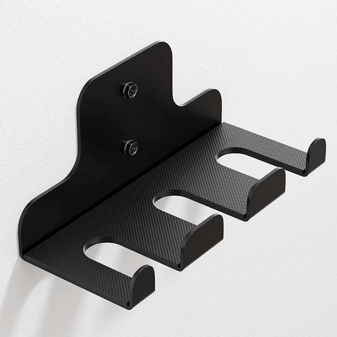 XZHXFX Barbell Wall Holder,Barbell wall Mount Hanger, | Garage Gym Bar Wall Rack,Vertical Olympic Hanger wall Mount Rack,Space Saving Gym Accessory,Holds Under 33mm Bar