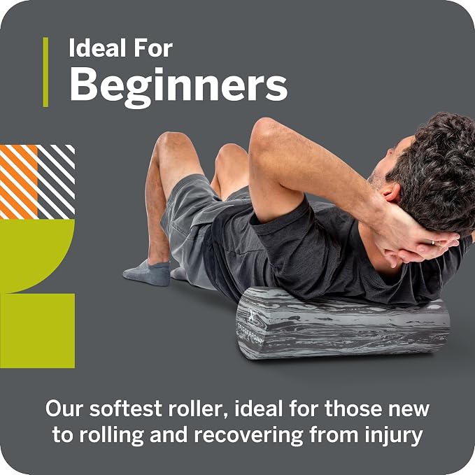 TriggerPoint Foundation Roller - Premium EVA Foam Muscle Recovery and Flexibility Roller, Soft Compression for Injury Prevention, Travel-Friendly, Ideal for Athletes