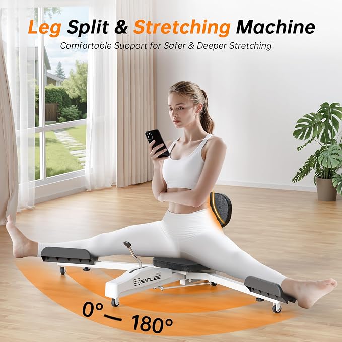 Split Machine, Leg Stretcher Machine to Improve Flexibility and Quality of Stretching, Equipment Suitable for Ballet, Cheerleading Dance, Gymnastics and Other Sports
