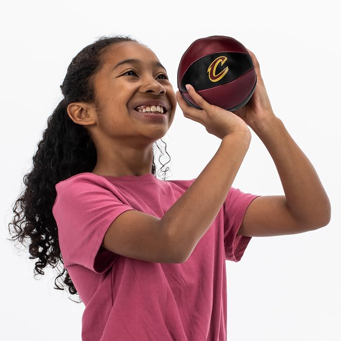 Franklin Sports NBA Toy Basketballs - 2 Pack of Kids Soft Mini Basketballs for Over The Door + Indoor Hoops - NBA Fan Shop