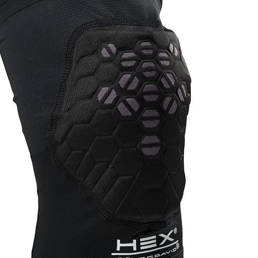 McDavid HEX Viz Knee / Elbow Pad Pair Black/Grey M