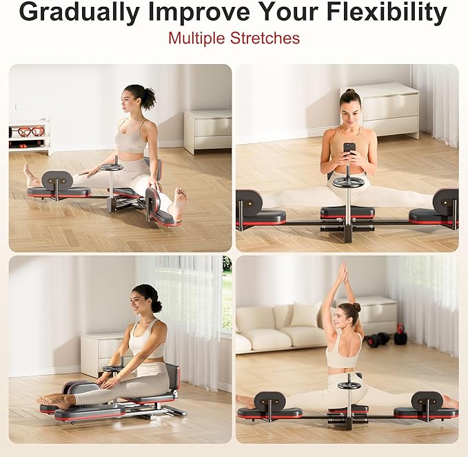 TDH Leg Stretcher, 300LBS Stretcher Machine,210° Adjustable Split Machine | Flexibility Stretching Equipment to Relieving Leg Muscl,Exercise for Everyone
