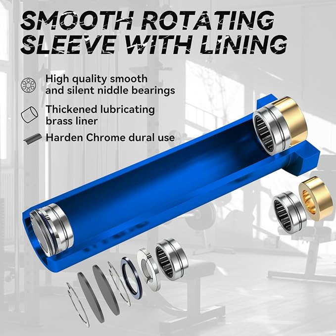 EVERYMATE 5LB Mini Barbell Bar Beginner Women Kid Barbell Total Body Workout Weighted Bar,for Strength Training, for Youth Children New Weightlifting