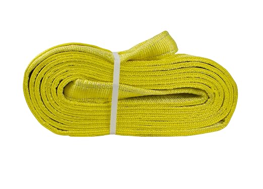 Kennedy Wire Rope & Sling Co. 4" x 20' 2-Ply Twist Eye Polyester Lifting Sling (Various Sizes in Listing) Made in The USA