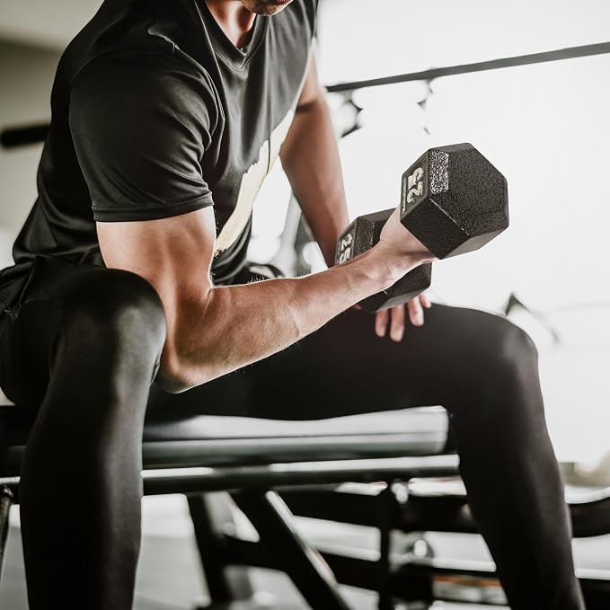 CAP Barbell Cast Iron Hex Dumbbell | Multiple Options