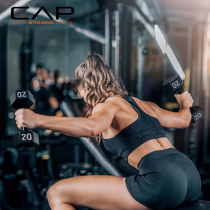 CAP Barbell Cast Iron Hex Dumbbell | Multiple Options