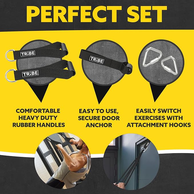 Long Resistance Bands Set, 5 Pull Up Assistance Bands for Working Out | 5 resistance levels, natural latex construction, exercise bands for strength training, stretching and physical therapy