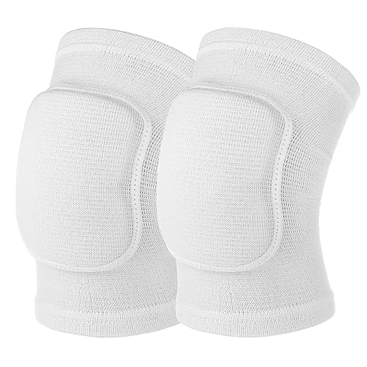 COMNICO Arm Brace Pads Elbow Protector Strap Pair, Breathable Anti-Collision Sponge Tendonitis Fitness Volleyball Basketball Tennis Golfers Knee Support Band for Kids Men Women Elderly