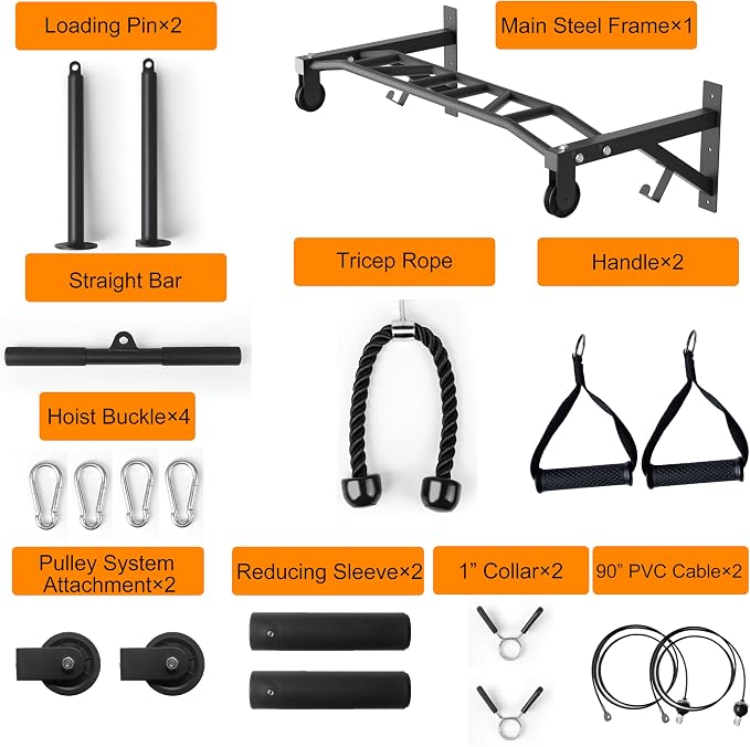 Upgrade Pull Up Bar Wall Mounted,Heavy Duty Multi Grip Chin Up Bar for Strength Training, 600 lbs Capacity, Durable Steel Construction, Perfect for Home and Garage Workouts