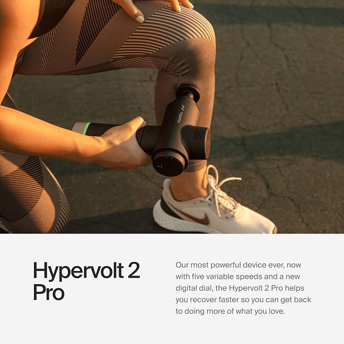 Hyperice Hypervolt 2 Pro Handheld Percussion Massage Gun Deep Muscle Tissue
