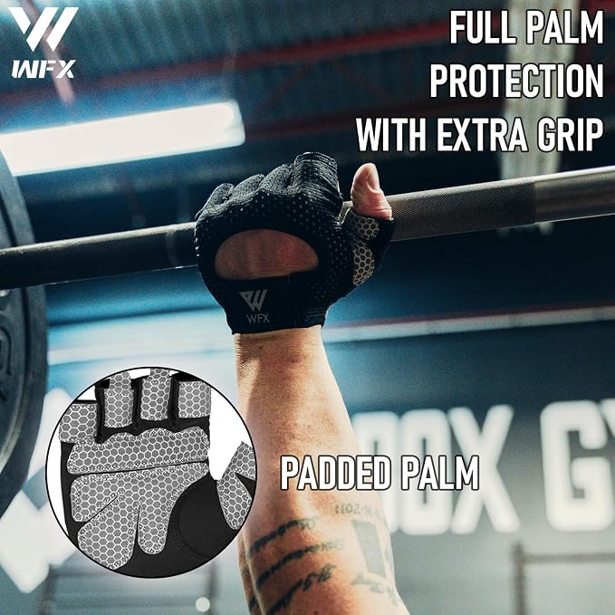 WESTWOOD FOX Weight Lifting Gloves for Men Women Gym Gloves with Wrist Wrap Support for Workout Training Exercise Fitness Hanging, Pull ups for Dumbbell, Cycling