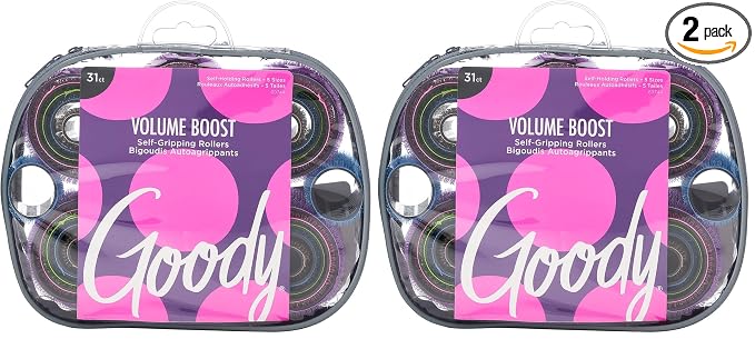 Goody Start Style Finish Self-Holding Hair Roller, Multi Pack, 31 Count (Pack of 2)