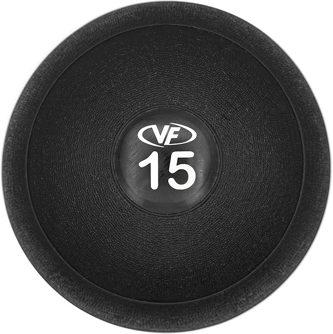 Valor Fitness Slam Ball - Durable Weighted Ball for Crossfit, Strength Training, HIIT, and Cardio Workouts, Non-Bounce Design, Multiple Weights Available