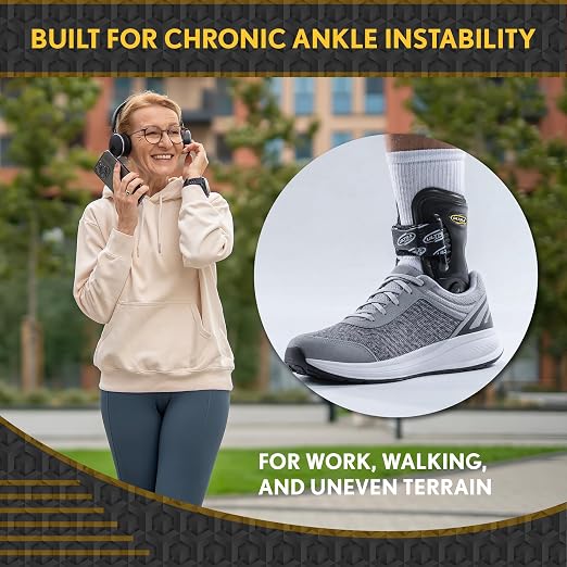 Ultra High-5 Rigid Ankle Brace – Chronic Ankle Instability, Boot Ready | Orthopedic Ankle Stabilizer · Work Boots · Hiking Boots · Active Adults · Daily Use · Weak Ankles · Rolling Ankles