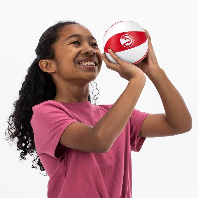 Franklin Sports NBA Toy Basketballs - 2 Pack of Kids Soft Mini Basketballs for Over The Door + Indoor Hoops - NBA Fan Shop