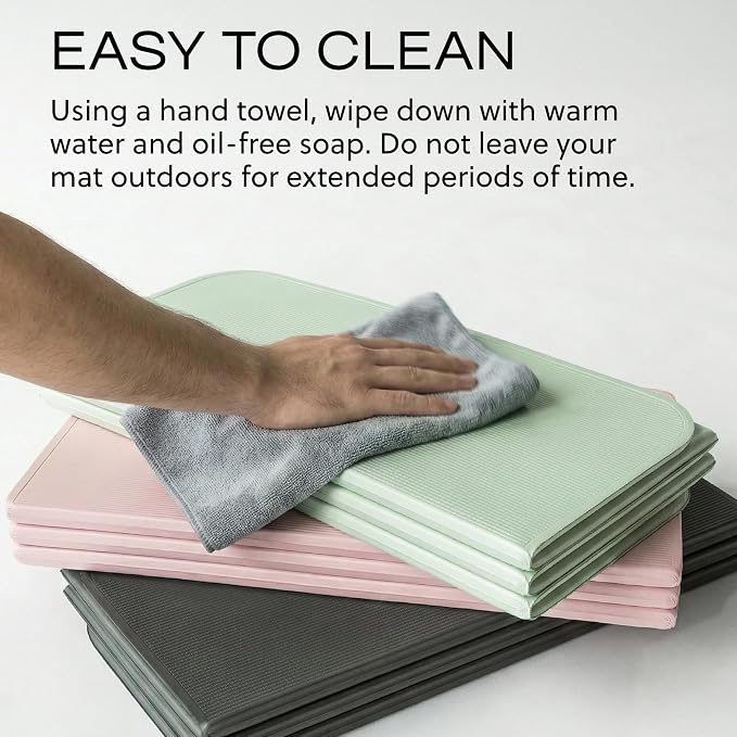 Stakt The Original Foldable Yoga Mat - Non-Slip | Premium foldable exercise & workout mat with non-slip surface, portable for studio or home use, as seen on Shark Tank