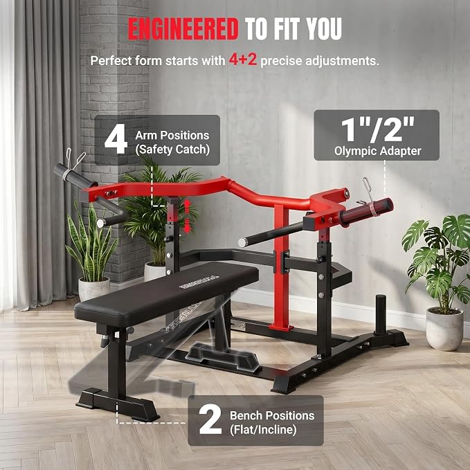 Multi-Function All in 1 Weight Bench Set - Multi-Positions Heavy Duty Weight Lifting Sit Up Bench Workout Benchs Folding Bench Press for Home Gym