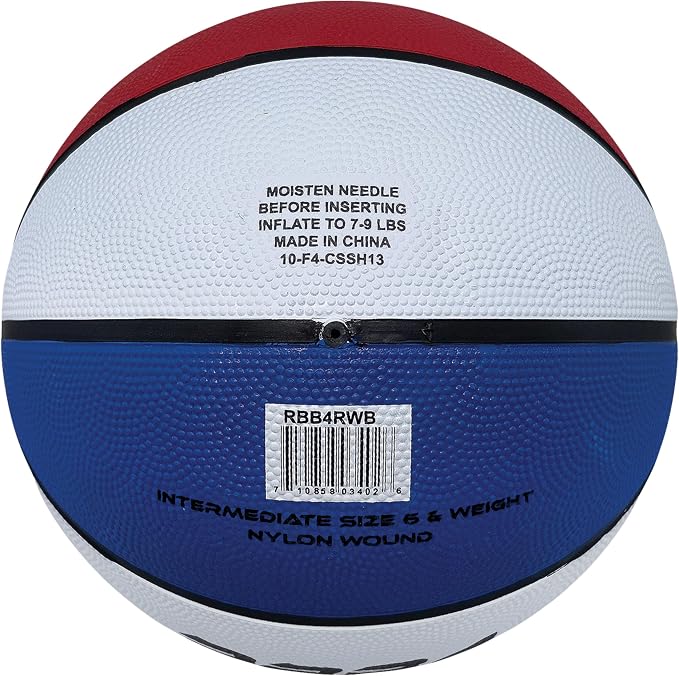 Champion Sports Rubber Basketballs – Durable Indoor & Outdoor Training & Recreational Game Balls, Multiple Sizes & Colors