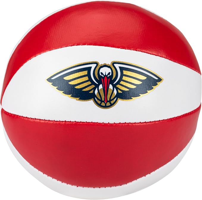 Franklin Sports NBA Toy Basketballs - 2 Pack of Kids Soft Mini Basketballs for Over The Door + Indoor Hoops - NBA Fan Shop