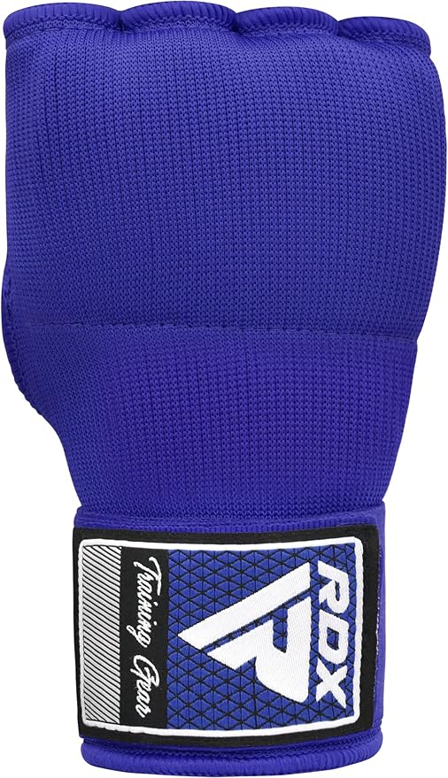 RDX Gel Boxing Hand Wraps Inner Gloves Men Women, Quick 100cm Long Wrist Straps, Elasticated Padded Fist Under Mitts Protection, Muay Thai MMA Kickboxing Martial Arts