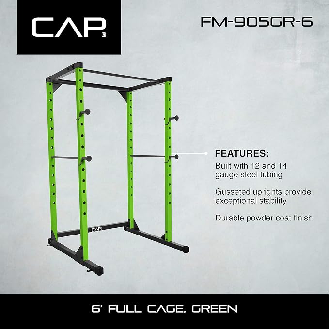 CAP Barbell Full Cage Power Rack Color Series | 6' or 7' Options