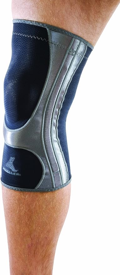 Mueller Sports Medicine Hg80 Knee Support, Knee Pain Relief Support for Men and Women, Ideal for Arthritis, Sprains, Black,