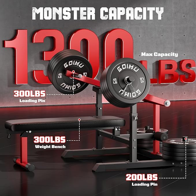 Chest Press Machine, GOIMU Z1-PRO Weight Bench Press Machine with Independent Arms, Adjustable Flat Incline Bench Press for Chest, AB Workout Home Gym Equipment