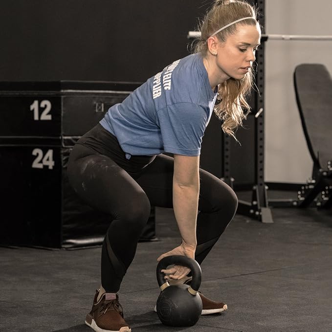 REP Fitness Single Kettlebells Weight Range, Cast Iron, Strength Training, Power Workout Equipment, Home Gym, Free Weights, Dumbbell Alternative, Exercise, Men, Women