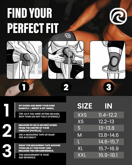 Rehband 5mm Knee Sleeves for Functional Training, Cross-Training & Powerlifting, Weightlifting Knee Support made of Neoprene, Unisex, Colour:Gold/Black - 1 Pair, Size:Small