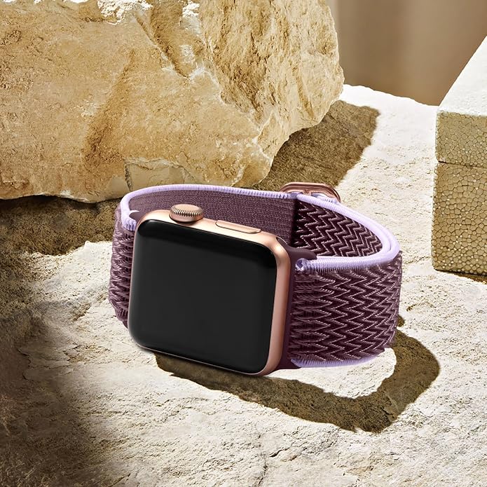 Lerobo Stretchy Nylon Solo Loop Band, Compatible with Apple Watch Series 11 10 9 8 7 6 5 4 3 SE3/2/1 Ultra3/2/1, Adjustable Strap for iwatch Band 44mm 45mm 46mm 49mm 42mm 40mm 41mm 38mm for Women Men