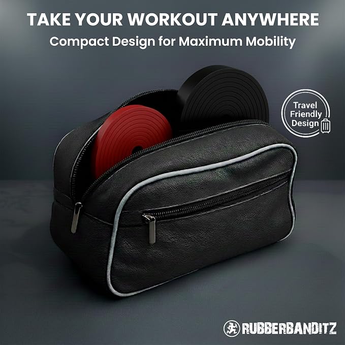 Rubberbanditz Combo Pull Up Assist Bands | Heavy Duty Resistance Exercise Bands for Powerlifting, Mobility, and Stretching | Resistance Bands for Working Out
