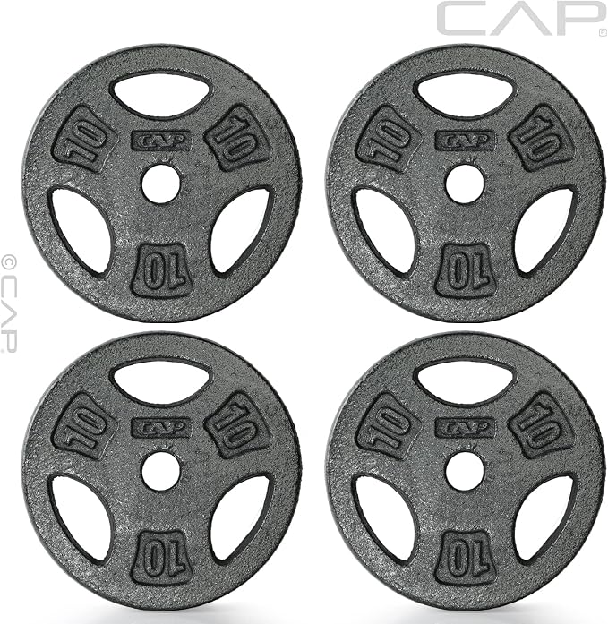 CAP Barbell Standard 1-Inch Grip Weight Plates