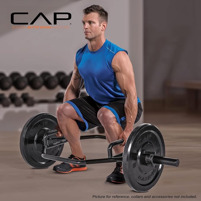 CAP Olympic Trap Bar | Heavy-Duty Hex Shrug & Deadlift Weight Bar