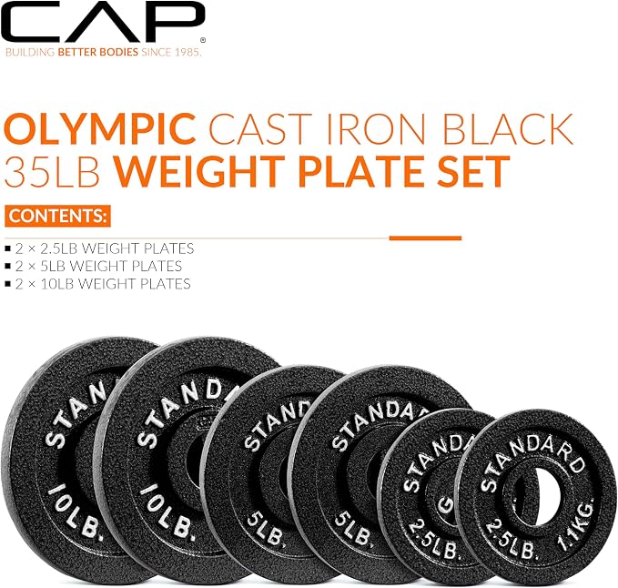 CAP Barbell 2-Inch Olympic Weight Plate | Multiple Options