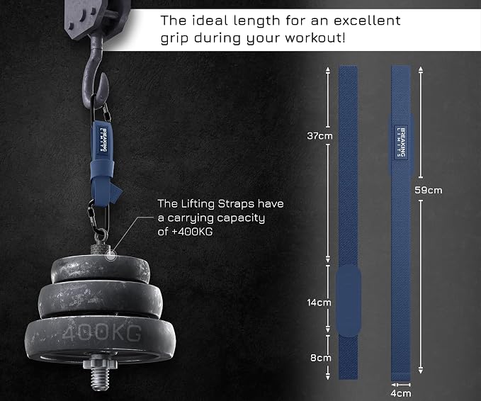 Breaking Limits Lifting Straps & Wrist Wraps for Weightlifting Men & Women | Wrist Straps for Weightlifting, Workout Gym Straps, Deadlift Straps, Cotton, Neoprene, Thumb Loops, Reinforced Stitching