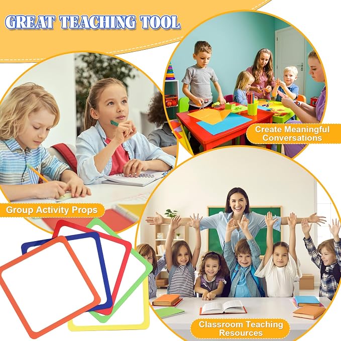 30 Pcs Small Mirrors for Craft 6 x 6 Mirror for Kid,Fulgent Colors | Shatterproof Mirrors in Bulk for Kids for Baby School Classroom Craft Chick Bird Brooders Grow out Pens