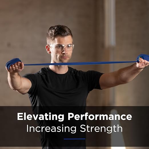 THERABAND Resistance Band, Exercise Workout, Physical Therapy, Blue, 6 Ft | THERABAND elastic resistance band for exercise, strength training, physical therapy and at-home workouts