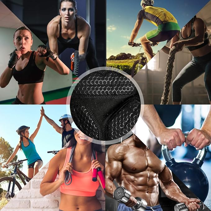 Full Finger Workout Gloves for Men Women, Weight Lifting Gloves Foam Padded | Full Hand Coverage Grip Gym Gloves for Weightlifting, Exercise, Fitness, Training, Cycling, Tactical, Touch Screen, Anti-Slip
