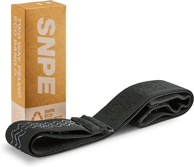 Enhanced Stability with Dual Support PowerFit Pro SI Joint Belt - Unique Dual-Band Design, Eco-Friendly Material, Reinforced Construction, Secure Buckle, Optimal Support (Small)