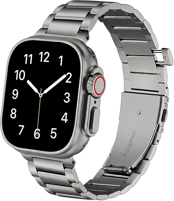 For Apple Watch Band 49mm 46mm 45mm 44mm 42mm 41mm 40mm 38mm, Stainless Steel Quick Release Tool-Free Band, For iWatch Ultra 3 2 1 SE Series 11 10 9 8 7 6 5 4 3 2 1