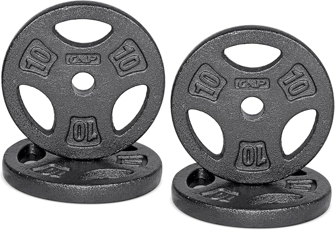 CAP Barbell Standard 1-Inch Grip Weight Plates